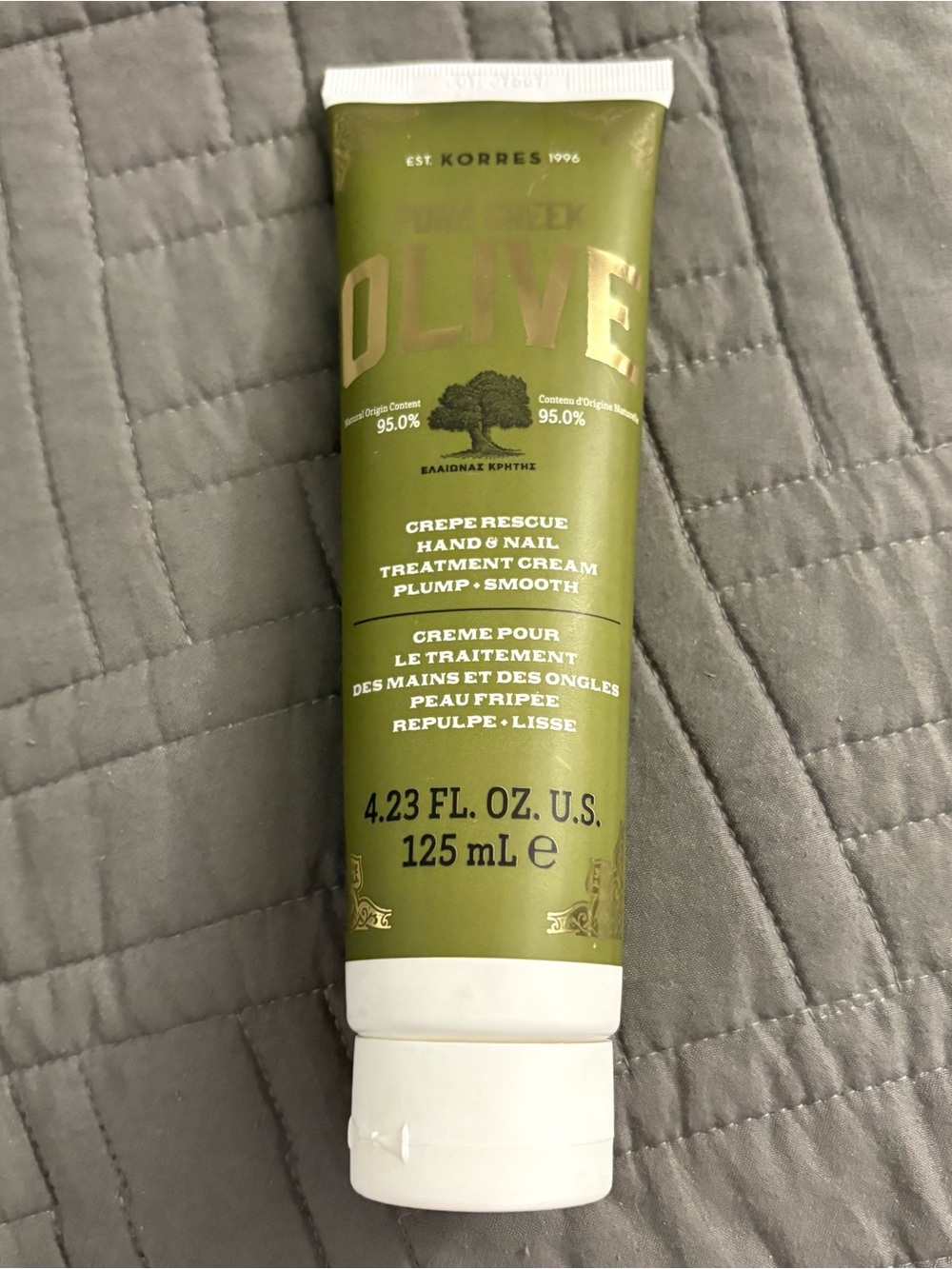 Korres Pure Greek Olive Crepe Rescue Hand & Nail Treatment Cream